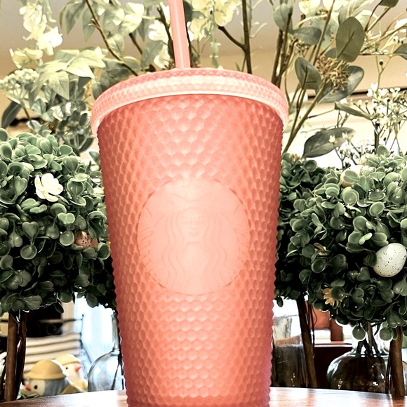 ππΈ Starbucks πΈπ Pink Lemonade/ Rose Gold Jelly Studded Tumbler - Picture 7 of 14